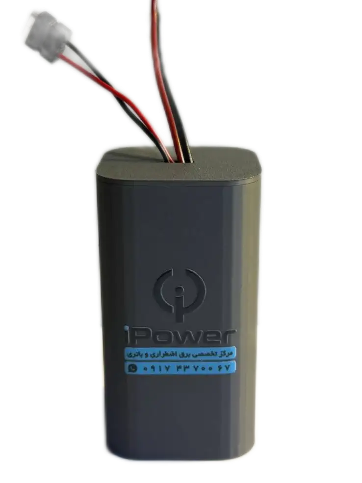 پک جایگزین چراغ شارژی 4 ولت 8 آمپر با درگاه شارژ TYPE C